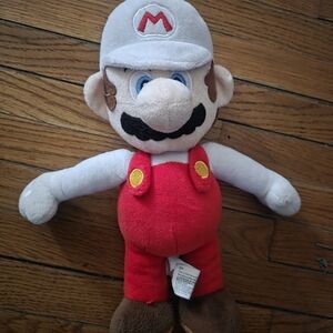 Super Mario All Star Collection - 9" Mario Plush Fireball Red/White Nintendo